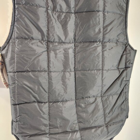 Vintage Marks Work Wearhouse Puffer Sherpa Vest Mens Small Gray NWT - Picture 7 of 10